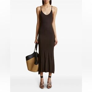 Elegant Brown Maxi Dress